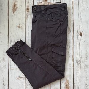 Athleta Dark Gray Cargo Pants Size 4P